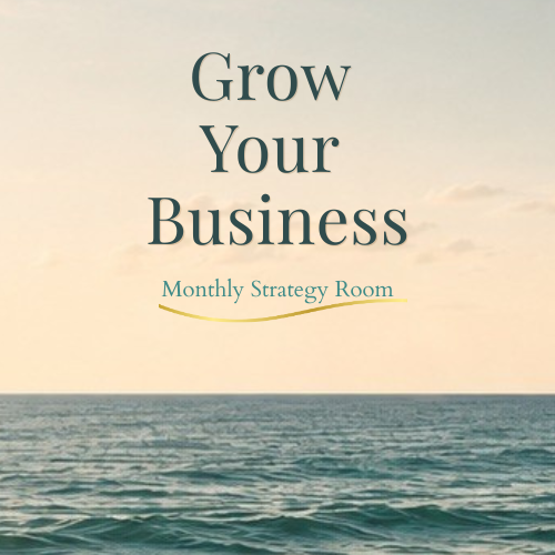 Grow Your Business image with ocean background